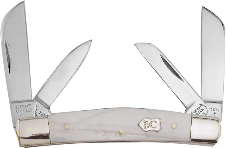 Buck Creek Bobcat Cracked Ice Folding Knife